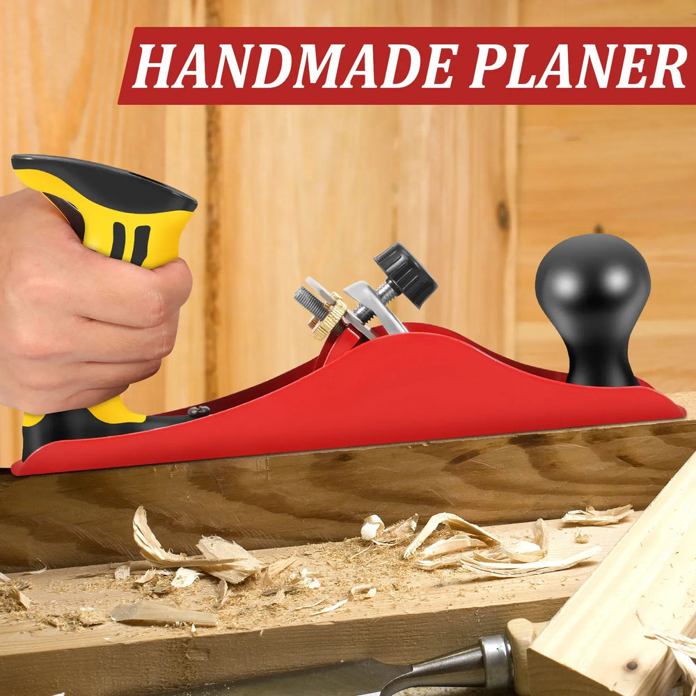 Wood Hand Planer Set with 2 Inch Blade Hand Tool Block Plane for Trimming Projects Woodworking Carpenter DIY Model Making Planer