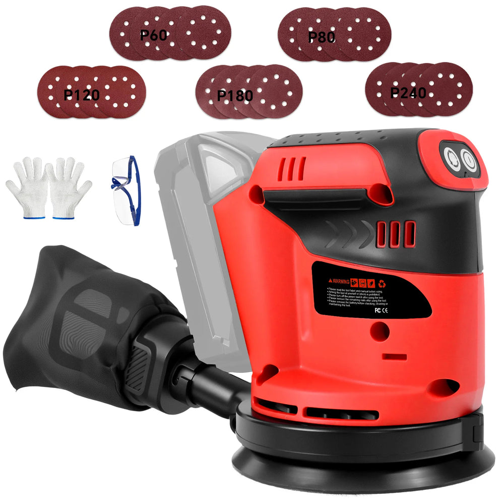 Electric Random Orbital Sander 125mm 3 Speed Milwaukee 18V