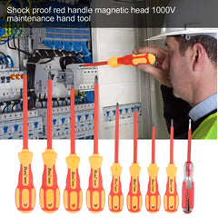 Magnetic Screwdriver Screwdriver Set For Electrician Hand Tools Insulated Multifunctional Electrician Phillips Slotted Bits