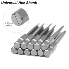 Hex Allen Wrench Bit Set Metric Imperial SAE Screwdriver Electric Power Drill Adapter Driver Key Socket Security Magnetic Tip