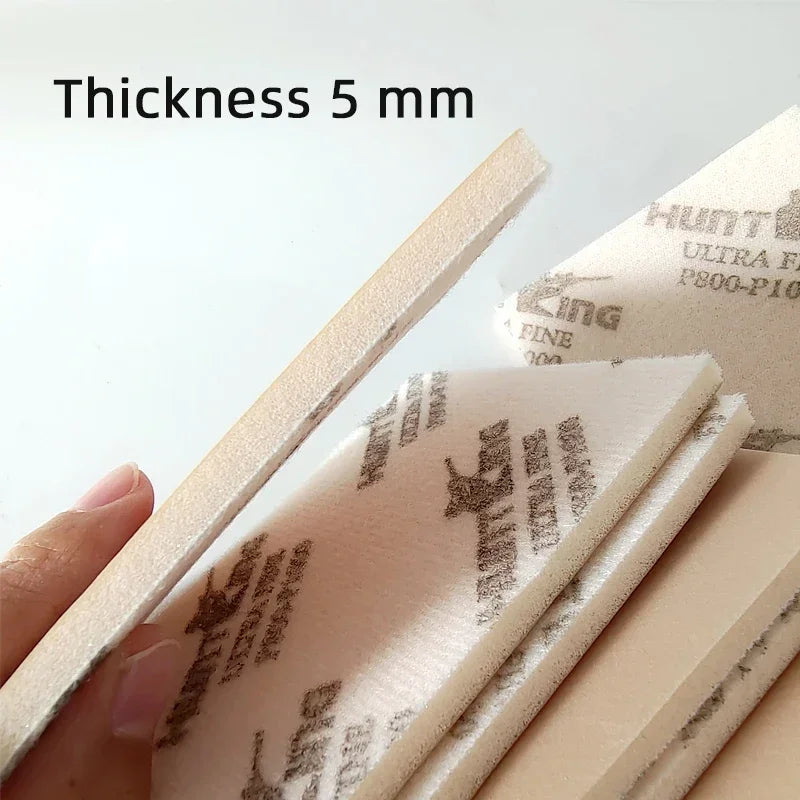 Sponge Sandpaper abrasive grinding 75*100mm Sanding Block Dry Polishing Car Bodywork Fine Coarse Grit Abrasive Tools400-3000grit