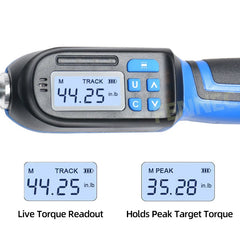 Digital Preset Torque Wrench 3/8" 1/4" Bidirectional Ratchet Head ±2% High Accuracy  Professional Adjustable Repair Hand Tools