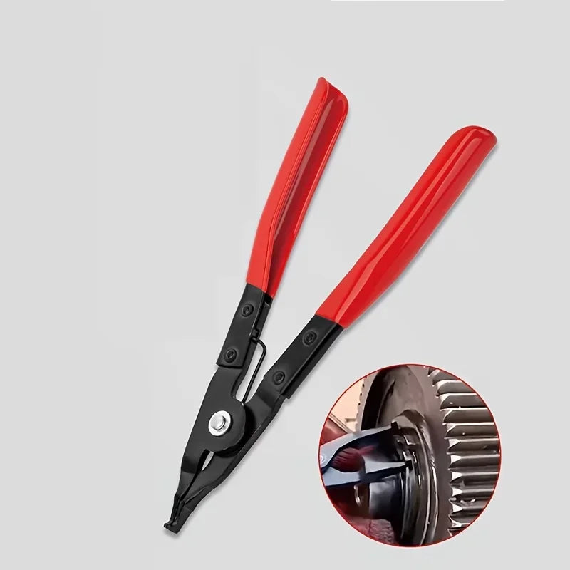A Professional-Grade Snap Ring Pliers - Features a Non-Slip Comfortable Grip, Manual Circlip Installation Tool