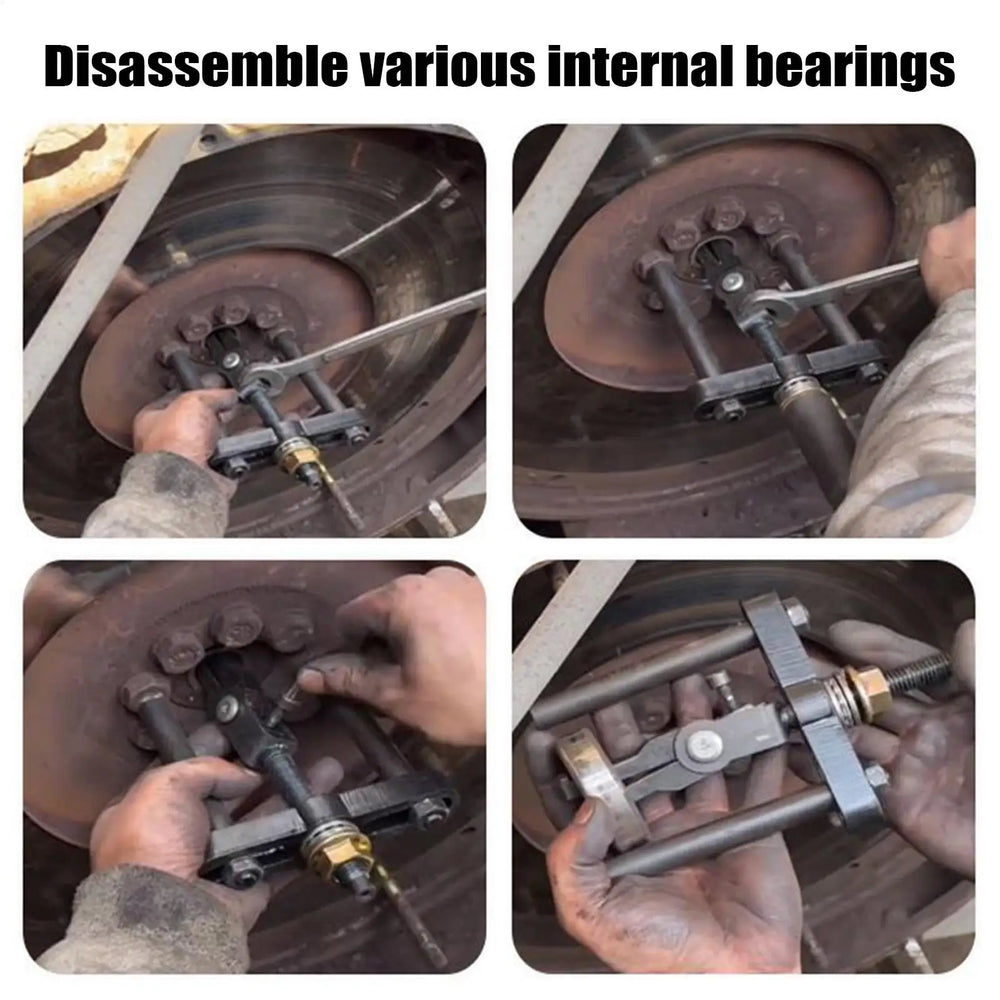 Bearing Puller Tool 2-Jaw Gear Extractor for Automobiles Diagnostic Tools Kit Manual Machine Repair Metal Bearing Remover
