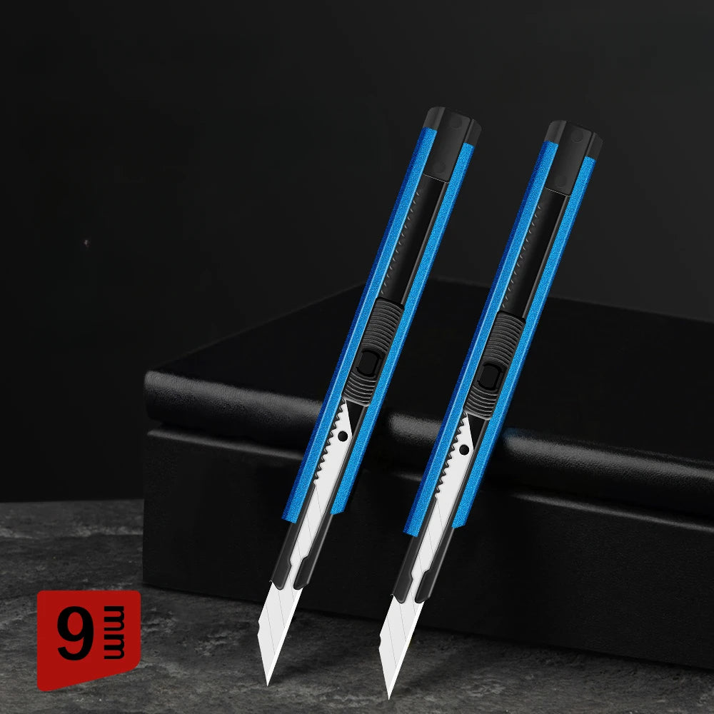 1 PC Utility Knife Box Cutter - Retractable Utility Knife with Snap-off Blade - Office Stationery & School Supplies.