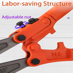 24/30 Inches Bolt Cutters Heavy Wire Cutting Pliers Manual Labor-saving Thicken Wire Cutter Tool For Lock Chain Cutting
