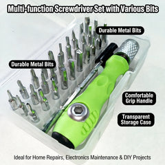 32 in 1 Screwdriver Set - Versatile Cool Gadgets for DIY Enthusiasts | Perfect Stocking Stuffers & Christmas Gifts for Dad