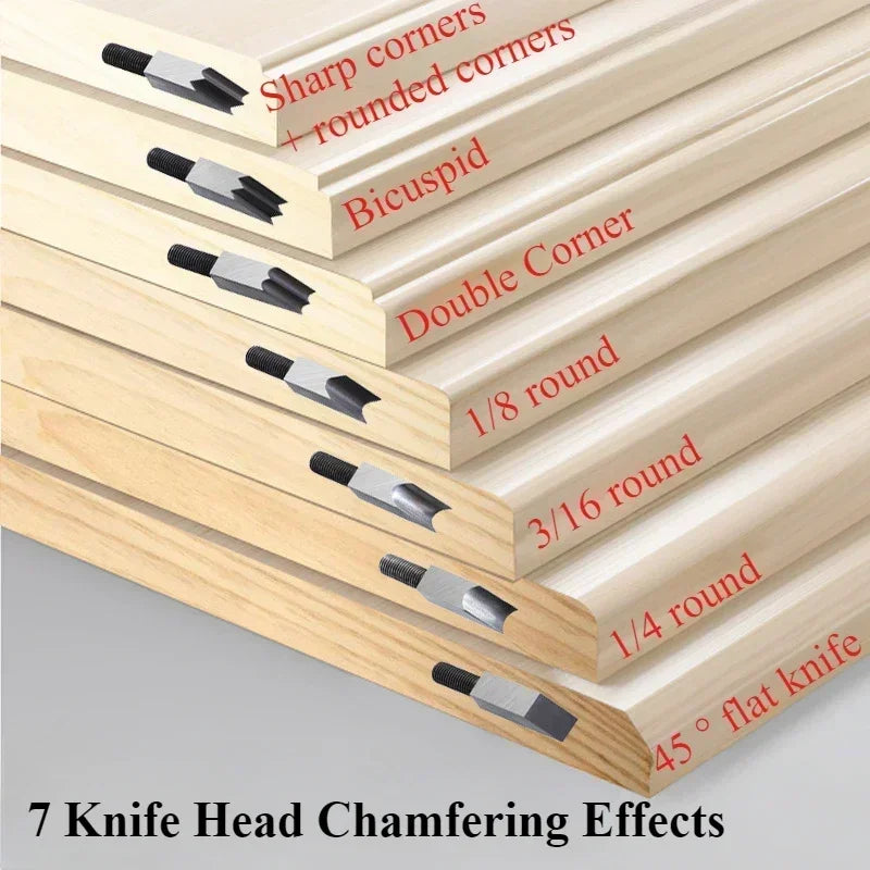 Chamfer Plane for Wood Woodworking Hand Planer Tool for Quick Edge Planing and radian Corner Plane Trimming With blade
