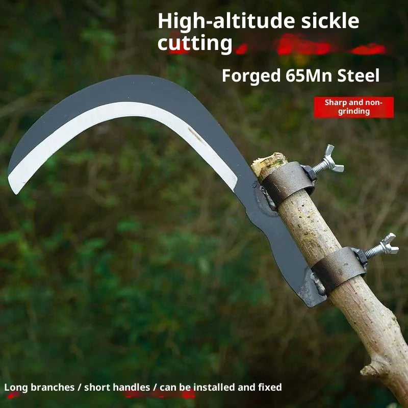 Hand forged tree branch cutting tools, gardening pruning tools, multi-purpose gardening tools