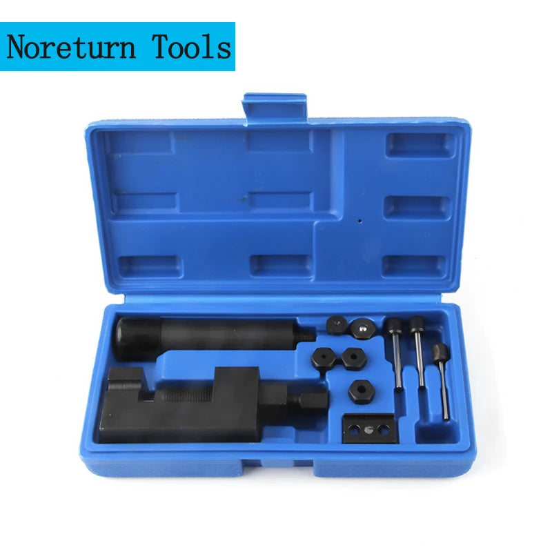 Heavy Duty Motorcycle Bike Chain Breaker Cutter Splitter Riveter Tool Set 415-630