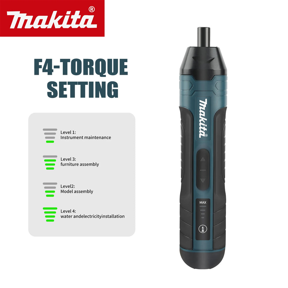 Makita New Cordless Electric Screwdriver | Professional Power Tool for Screw Installation & Removal
