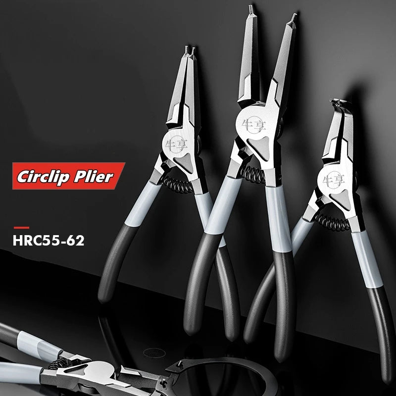Snap Ring Pliers Internal External Pliers Retaining Clips Install Uninstall Multifunctional Snap Rings Puller Hand Circlip Plier