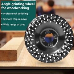 92mm/125mm Grinder Wheel Disc Wood Shaping Wheel Grinding Discs for Angle Grinders Woodworking Sanding Rotary Abrasive Tool