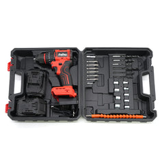 Cordless 21V Impact Drill High Torque Brush Motor Electric Power Drill Set