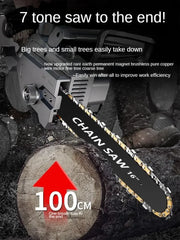 Professional Electric Chainsaw with Powerful Lithium-ion Battery and Portable Design