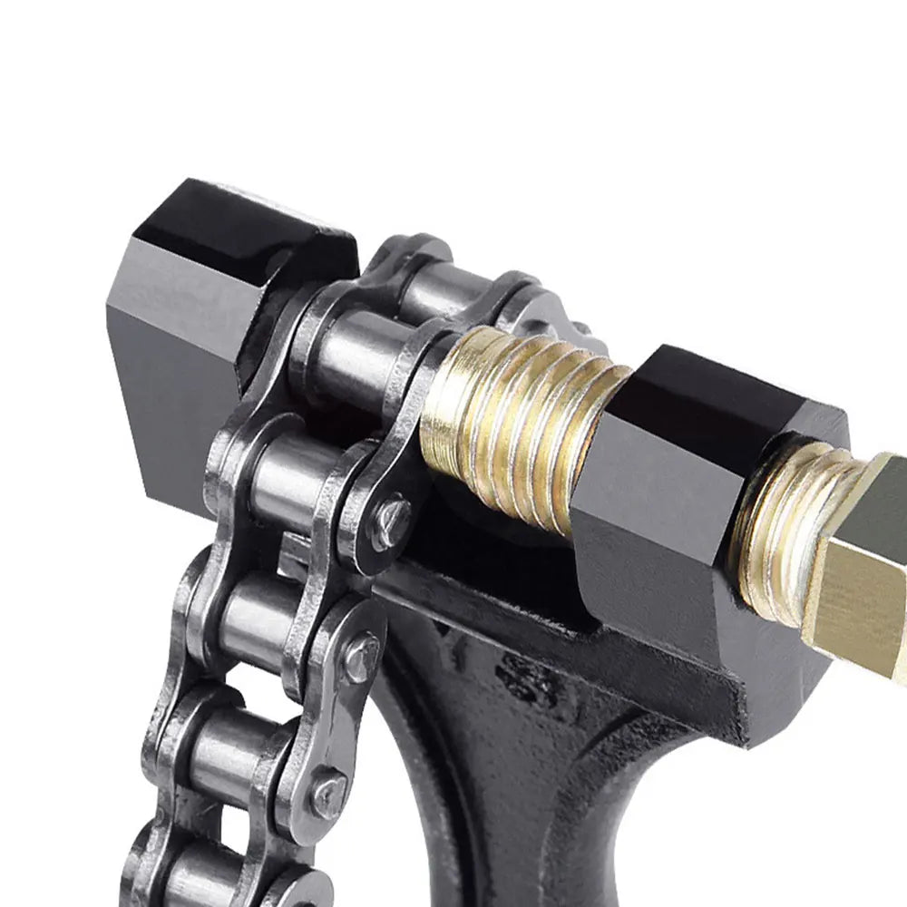 Motorcycle Chain Breaker Link Removal Splitter Tool 420 428 520 530 Chain Cutter Riveting Tool for 420-530 Chains