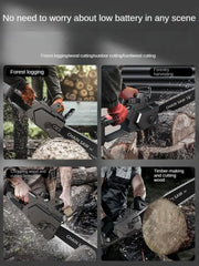 Professional Electric Chainsaw with Powerful Lithium-ion Battery and Portable Design