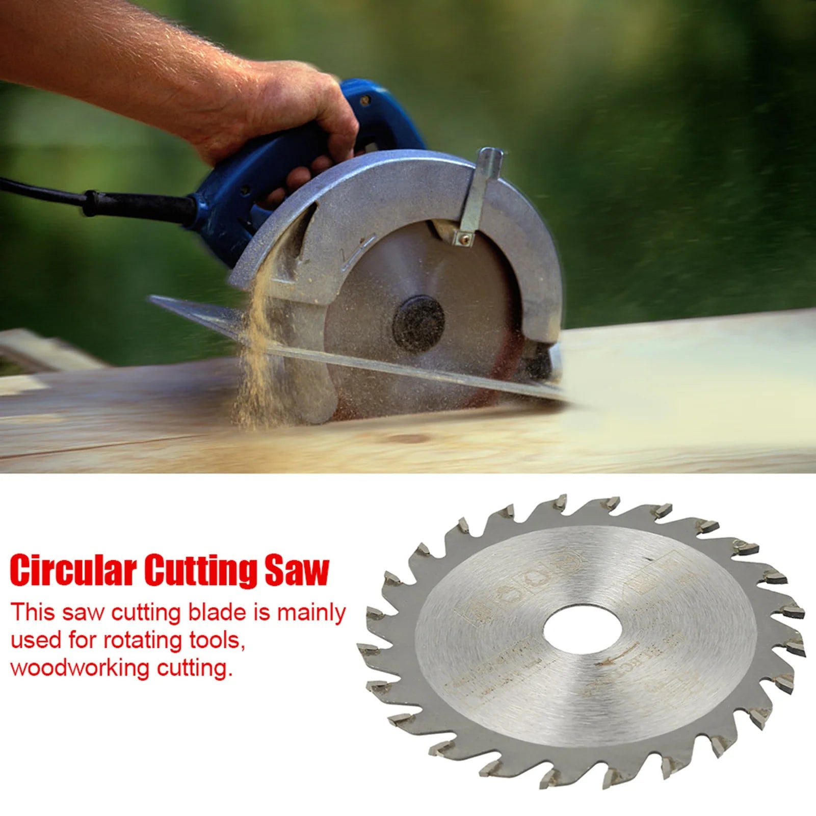 Saw Cutting Wheel 85mm x 15mm 24 Teeth Cemented Carbide Circular Cut Saw Woodworking Rotary Tool Cutting Disc