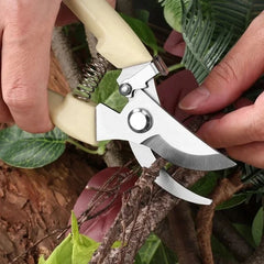 Garden Shears Pruning Scissors Gardening Tools Pruners for Flower Bushes Fruit Tree Plant Clippers for Florist Yard and Orchard
