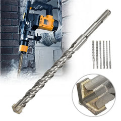 JUSTINLAU A Round Handled Electric Hammer Drill Made of Tungsten Steel and Hard Alloy Penetrates Walls and Impacts Concrete
