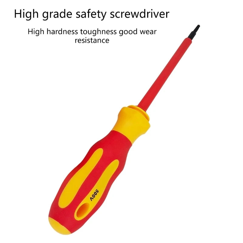 Insulated Electrician Screwdriver Set Screwdriver Set for Home Improvement and Repair Work Tool with 8Tip and Roll Bag