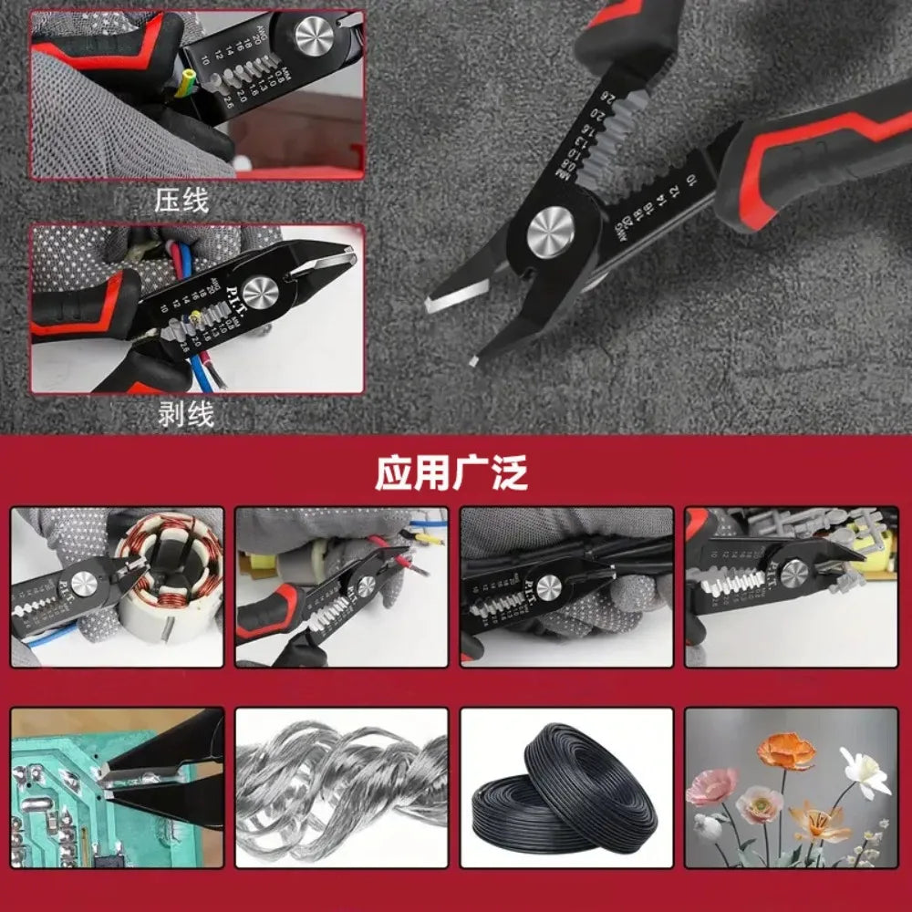 Wire Stripper Pliers Automatic Stripping Cutter Cable Wire Crimping Electrician Repair Tools Wire Stripper Tool hand tools