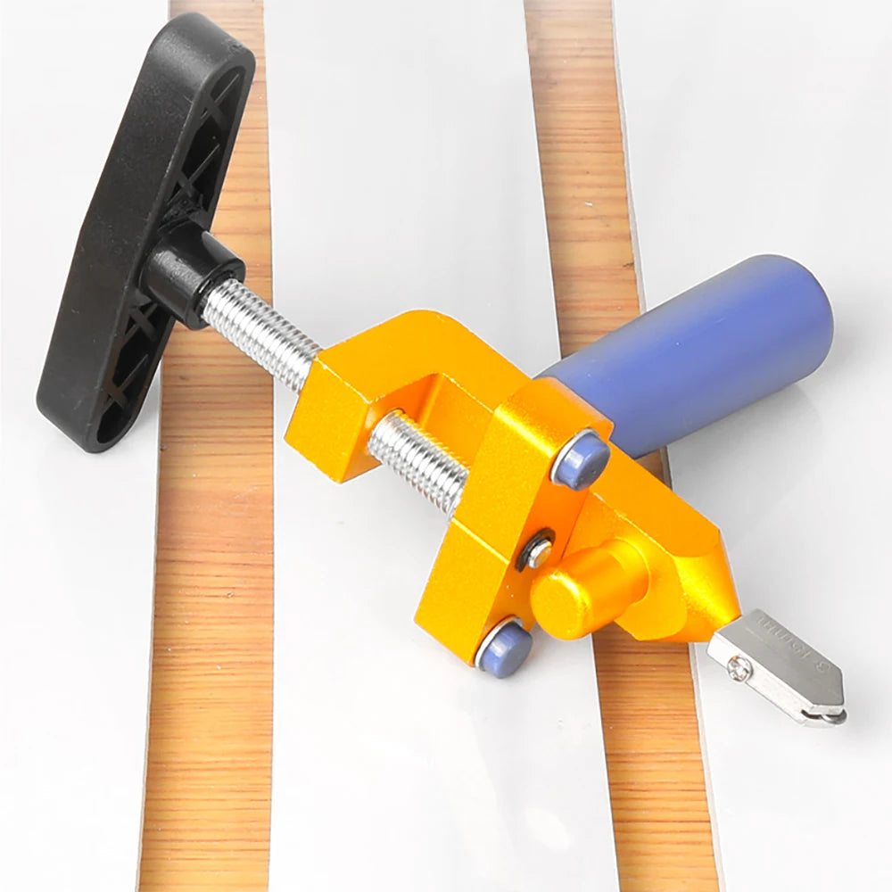 Upgraded 2-in-1 Glass & Ceramic Tile Cutter Kit Diamond Wheel Roller Breaker Pliers Set for Professional Precision Cutting Work