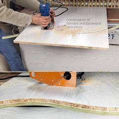 Wood Working  Flexible Curve Template Router Cutting Trimmer Guide Profiling Strip Milling Drywall Gypsum Board Carpentry Tool