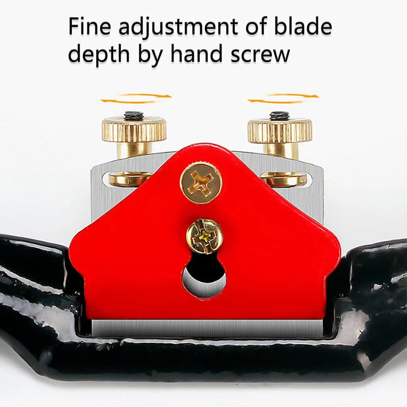 Woodworking Planer Adjustable Spokeshave Woodworking Plane Trimming Tools Hand Cutting Edge Chisel Carpenter Manual Accessories