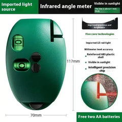 2 Lines Laser Levels ﻿Vertical Laser Level Infrared Horizontal Line 90 Degree Angle Leveling 20M Long Distance Leveling Tool