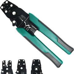 580Pcs Closed End Crimp Terminal with Crimping Tool 22-16,16-14,12-10AWG Wire End Caps Nylon Closed End Wire Connectors for Car