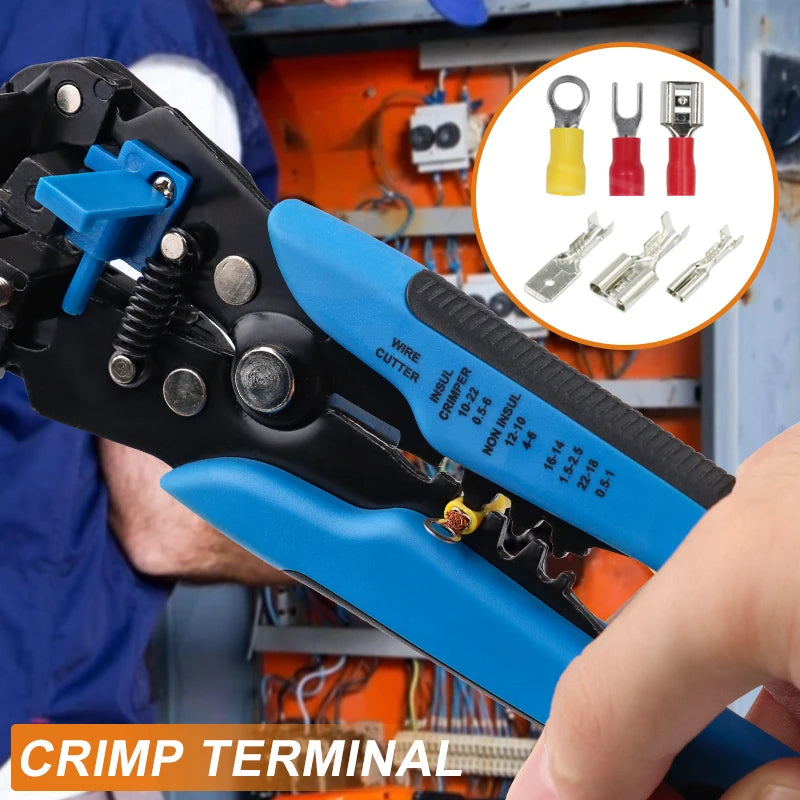 Wire Stripper Tools Multitool Pliers Automatic Stripping Cutter Cable Wire Crimping Electrician Repair Tools