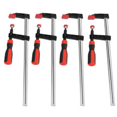 4Pcs Bar Clamp F Clamp Woodworking F Clamp Heavy Duty F Clamps Woodworking Bar Clips Quick Slide DIY Hand Tool Kit 50*300mm
