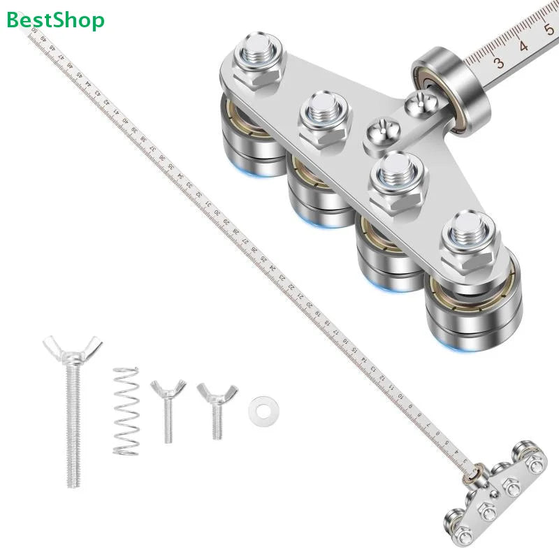 ♣Circular Saw Edge Guide with Roller Bearing, Precision Cutting Guide Tool for Circular Saw & Straight Cuts