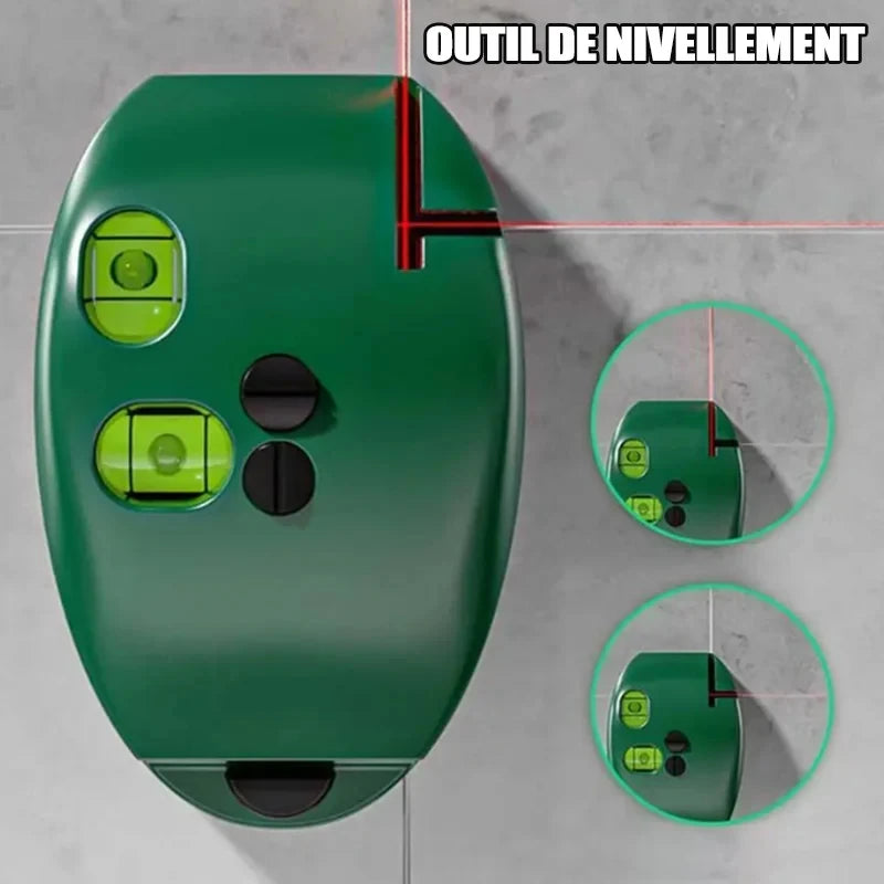 Vertical Mouse Laser Level Infrared Horizontal Line Right Angle Bubble Level Leveling 20M Long Distance 2 Lines Laser Levels ﻿