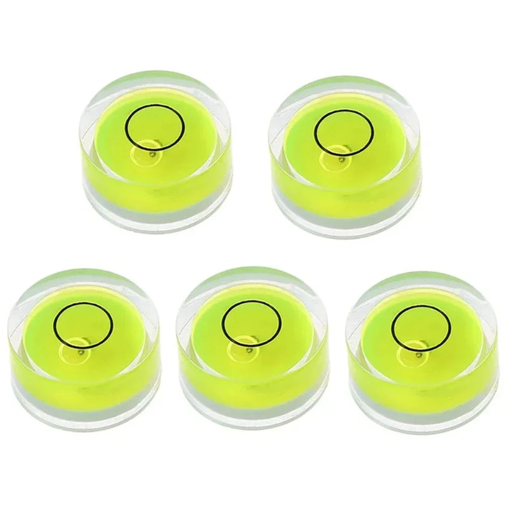 5pcs Round Bubble Level For Spirit Level For BULLSEYE Level ///////////////Instrument Desktop OperationLeveling Tool