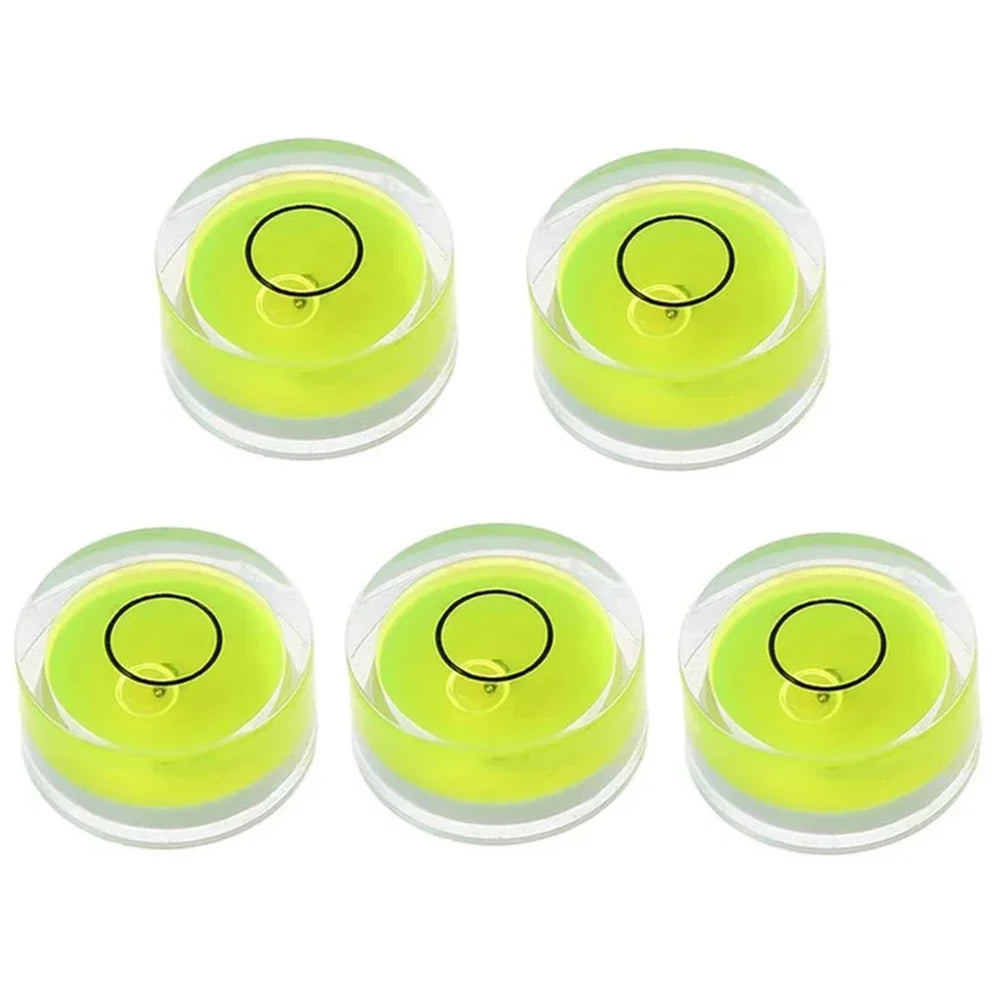 5pcs Round Bubble Level For Spirit Level For BULLSEYE Level ///////////////Instrument Desktop OperationLeveling Tool