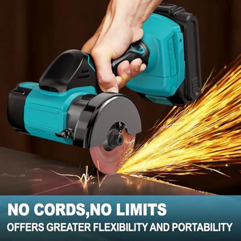 Makita  3 Inch Electric Cordless  Angle Grinder  Tile Cutter for Wood Tile Plastic 19500RPM  Cut Off Tool for 18V Battery