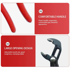 Universal Plumbing Pliers 7 10 12 Inch Quick Adjust Water Pump Pliers V Jaw Tongue and Groove Pliers by Pintudy