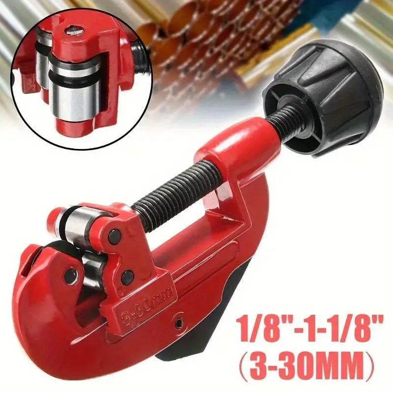 1Pc Pipe Cutter 1/8" To 1-1/8"  Inch Tubing Cutter Heavy Duty Tube Cutter Tool for Cutting Copper Aluminum Stainless Steel