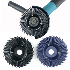 Round Wood Angle Grinding Wheel Grinding Disc Angle Grinder Cemented Carbide Coating 22mm Aperture Sawtooth Grinding Wheel Tool