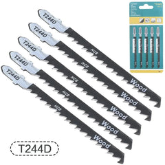 Jigsaw Blades Set for Wood and Metal Cutting 100mm HCS T101B T101D T144D T101BR T244D T127D T111C T111D