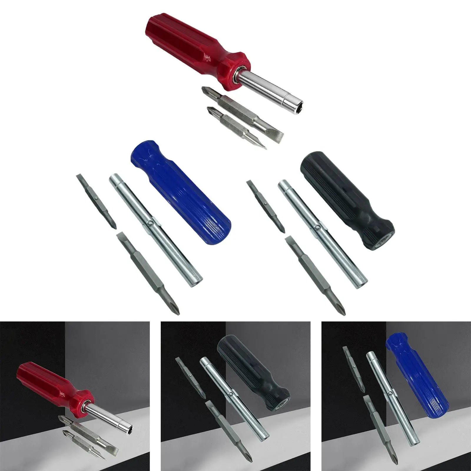 Screw Driver Set with Handle Comfortable Compact Repair Tool Kit for Outdoor Daily Repair Tools Home Use Auto Repair premium