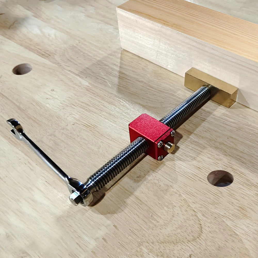 Woodworking Desktop Vise Quick Clamping Table Vise Workbench Table Fast Fixed Clip Clamp Practical Press Brass Fixture Vise