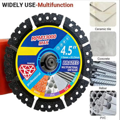 Diamond Composite Multifunctional Cutting Saw Blade Ultra-thin Saw Blade Ceramic Tile Glass Cutting Disc for Angle Grinder