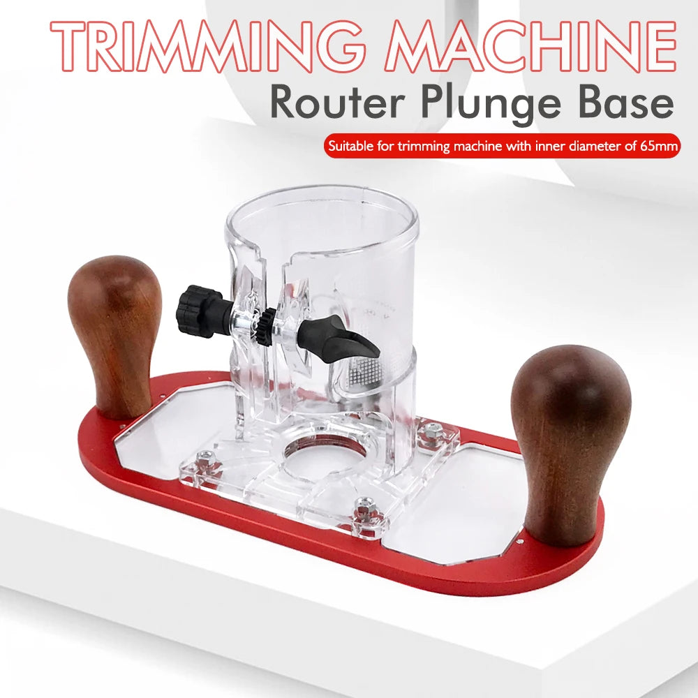 2025 Wood Router Base for Edge Guide - Woodworking Trimming Machine Milling Groove Flip Engraving Trimming Opening Milling Base