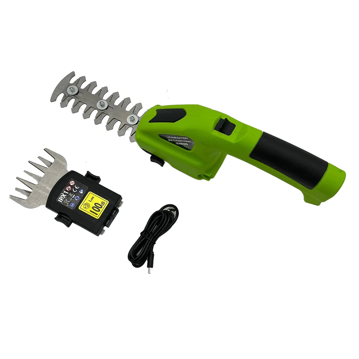 Electric Bush Trimmer Cordless Grass Shear Hedge Trimmer Lightweight Handheld Grass Cutter Rechargeable Shrub Trimmers for Yard