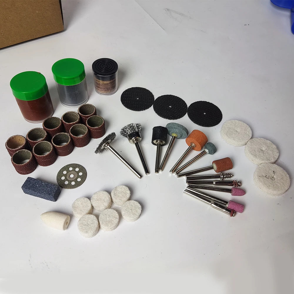 500Pcs Dremel Style Accessories Abrasive Tools Wood Metal Engraving Electric Rotary Tool Accessory for Dremel Bit Set