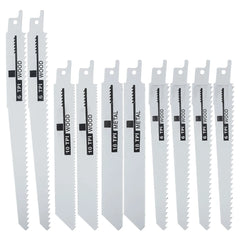 10Pcs Reciprocating Saw Blades Saber Saw Multi For Wood Metal v2
