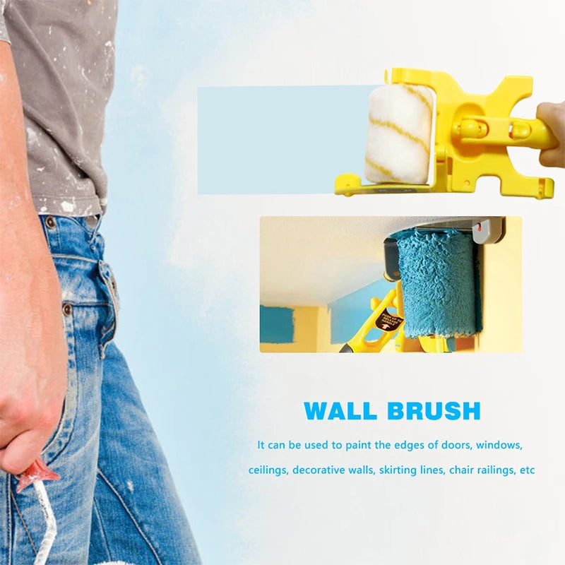 Multifunction Paint Brush Roller Corner Brushes Set Household Use Wall Decorative Professional DIY Painting Brush Handle Tool